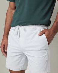 Crosscourt Short Men's Frost Grey Tennis Shorts | Vuori Outlet