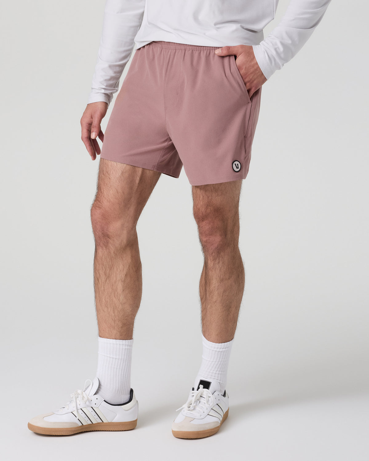 Maverick Volley Short Men's Zion Rose Hybrid Shorts | Vuori US