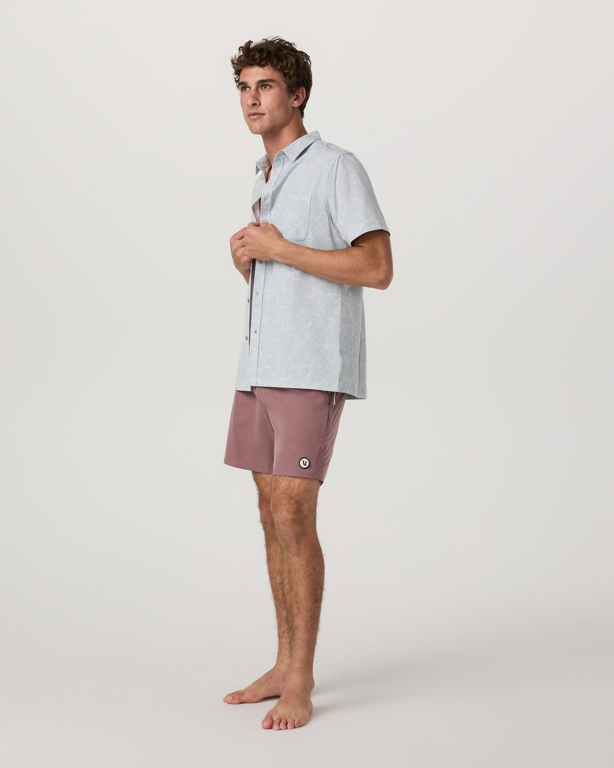 Maverick Volley Short Lined Men's Adobe Swim Shorts | Vuori Clothing
