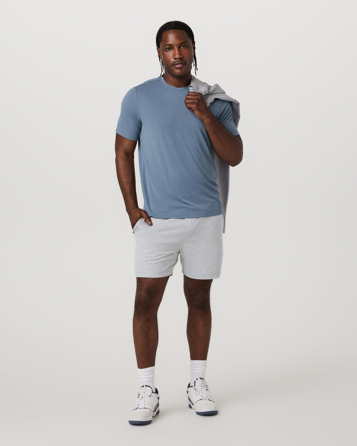 Coronado Short 5" Men's Light Heather Grey Lounge Short | Vuori Sale