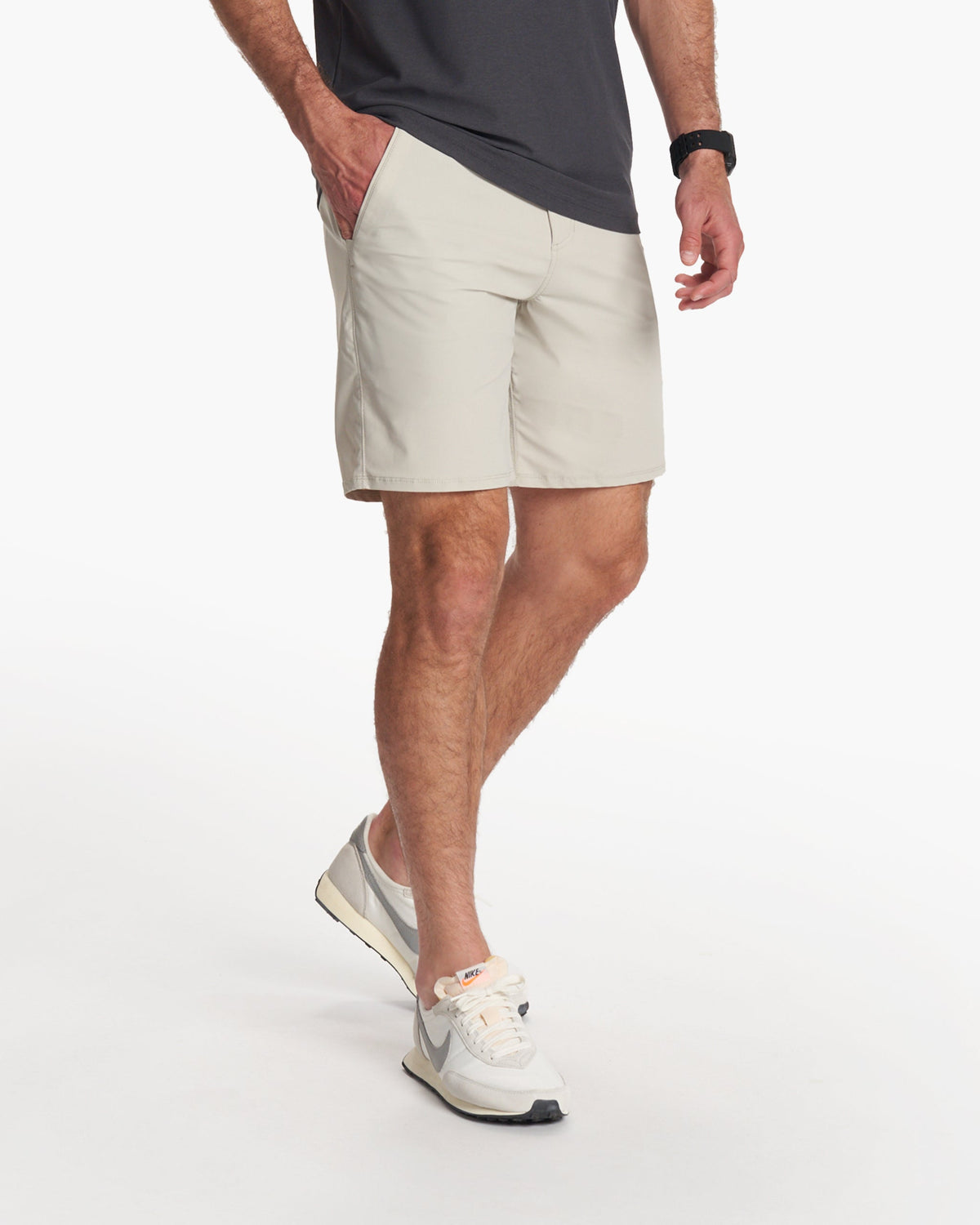 Meta Short Men's Birch White Chino Shorts | Vuori On sale