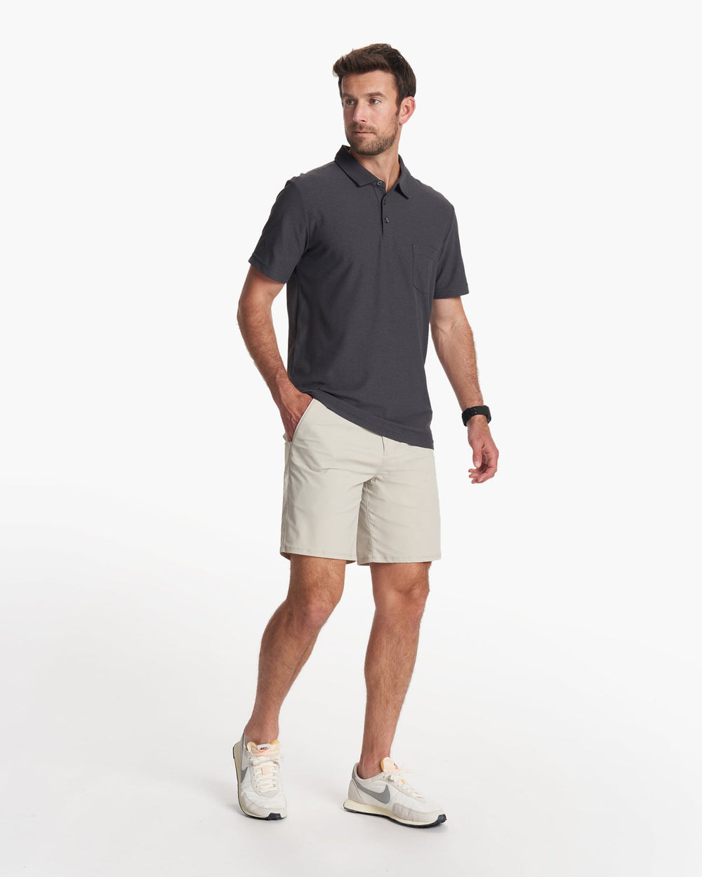 Meta Short Men's Birch White Chino Shorts | Vuori On sale