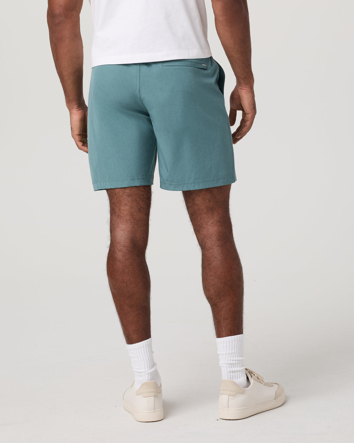 Banks Session Short Unlined 7" Bluegrass Linen Texture | Vuori Online