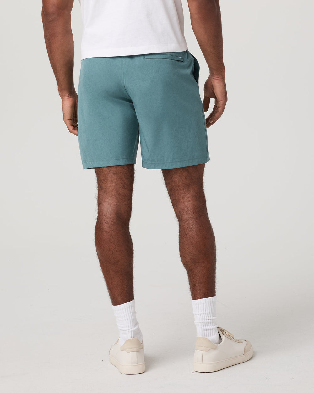 Banks Session Short Unlined 7" Bluegrass Linen Texture | Vuori Online