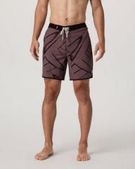 Cruise Boardshort Men's Dusty Plum Thatch Boardshorts | Vuori Outlet