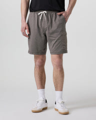 Sunday Performance Utility Short Classic Fit 8" Warm Grey Heather | Vuori Clothing