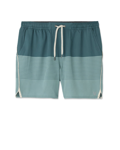 Trail Short 2.0 Light Deep Sea Stripe/Salt | Vuori For sale