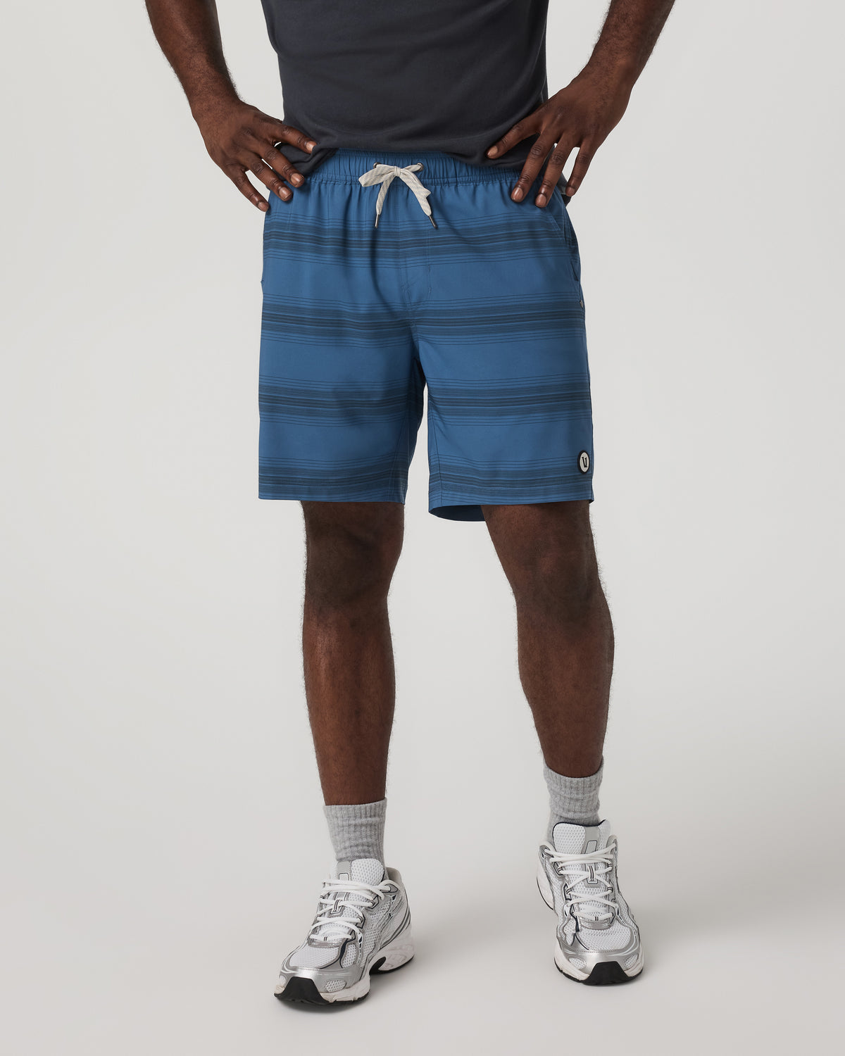 Kore Short Unlined 7" Sea Gradient Stripe | Vuori Online