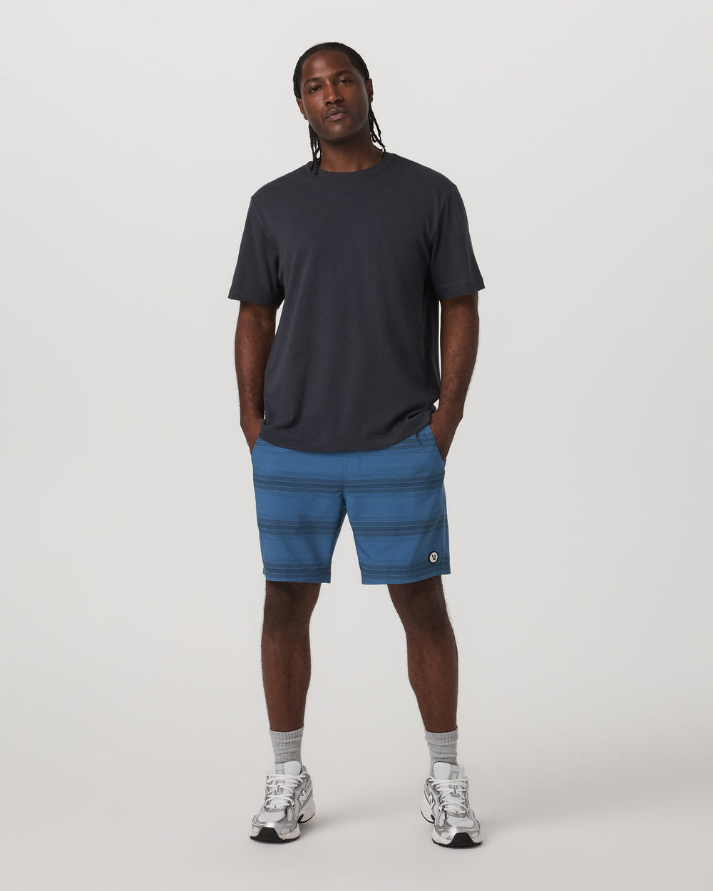 Kore Short Unlined 7" Sea Gradient Stripe | Vuori Online