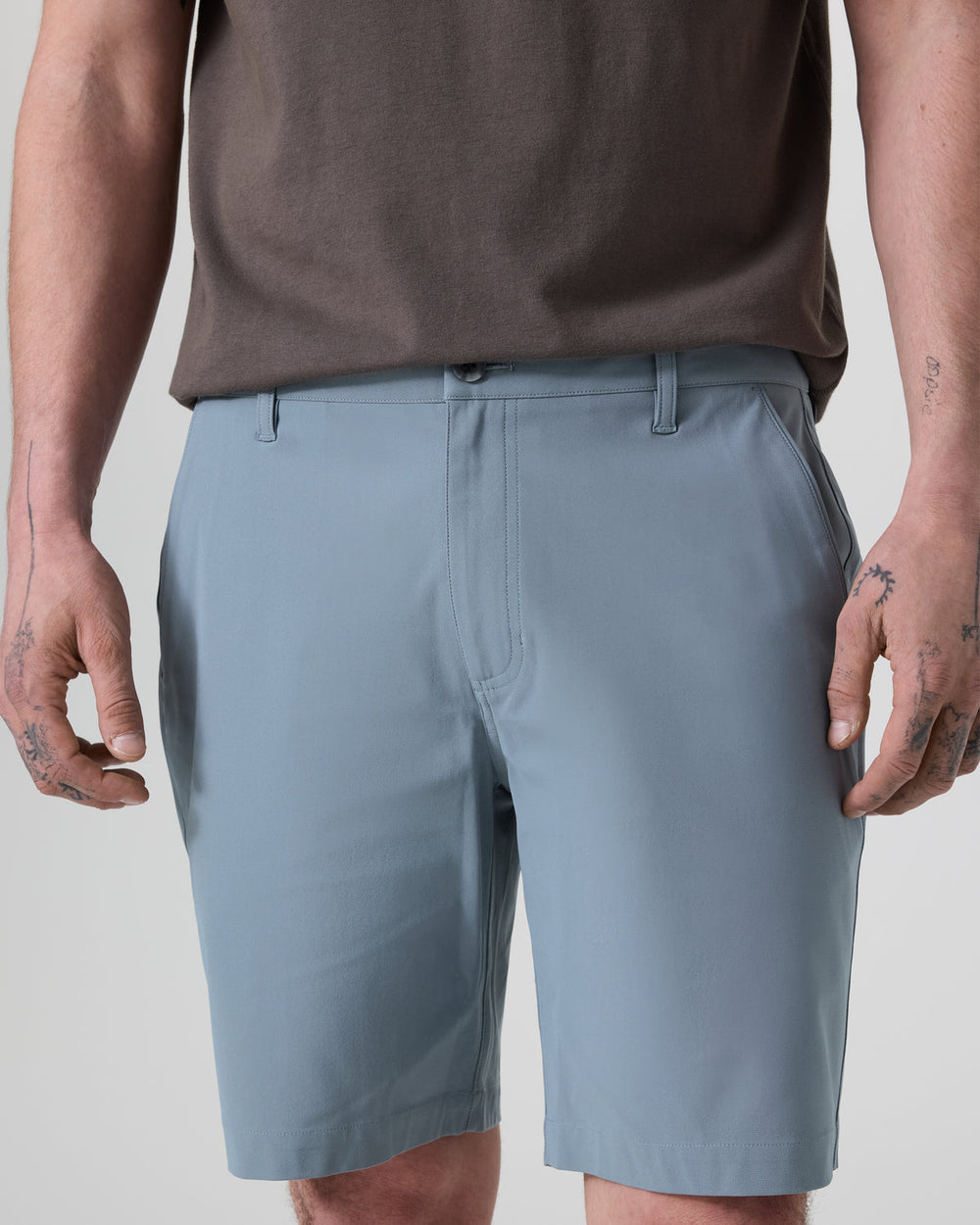 Meta Short 8" Dusty Blue Chino Shorts | Vuori On sale