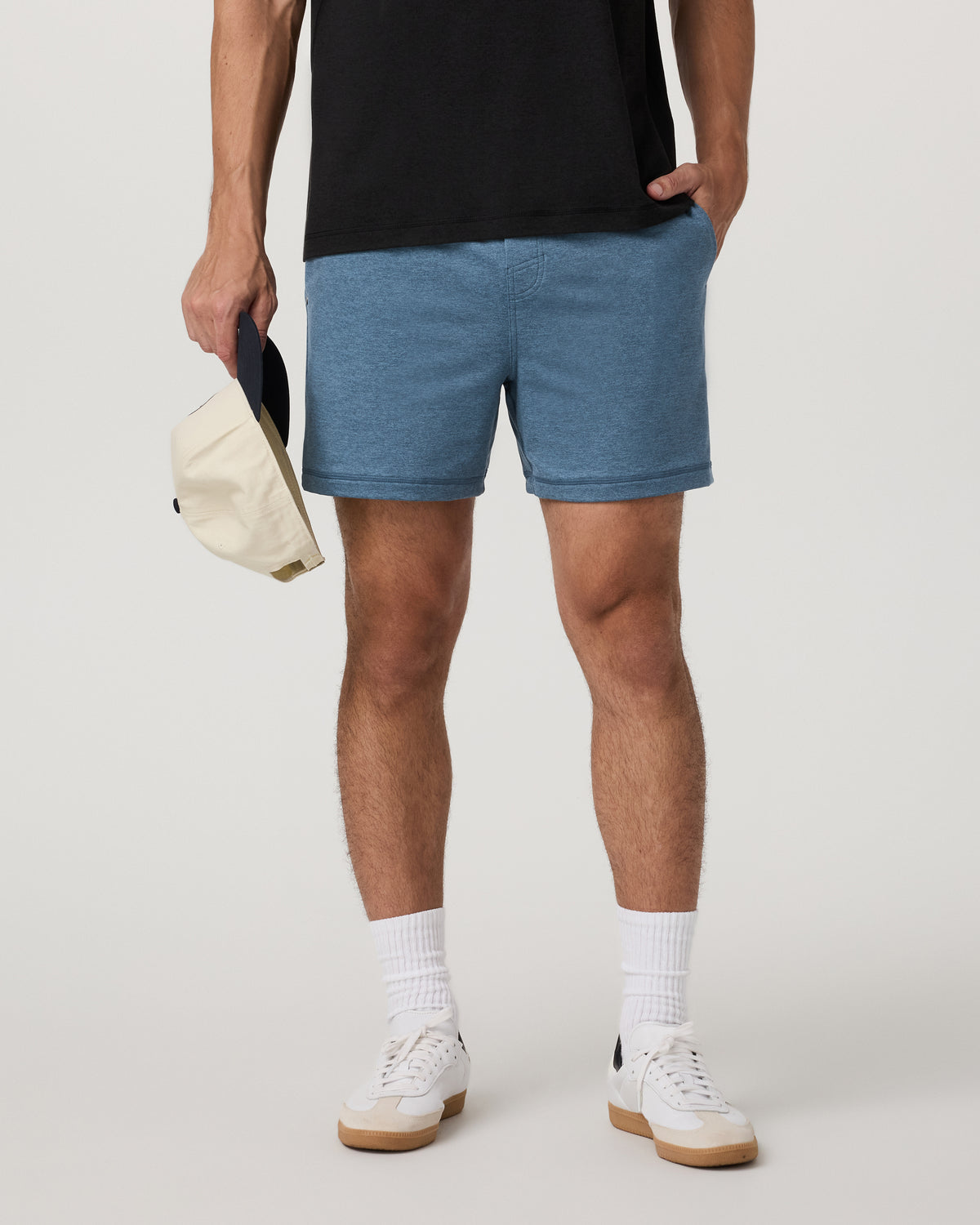 Coronado Short 5" Men's Pool Blue Heather Lounge Shorts | Vuori For sale