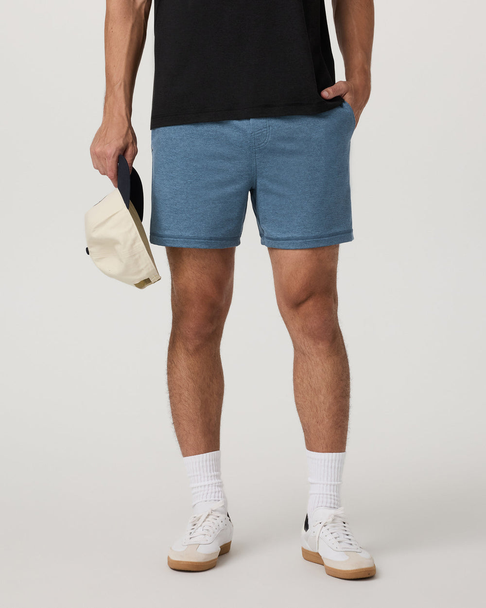 Coronado Short 5" Men's Pool Blue Heather Lounge Shorts | Vuori For sale