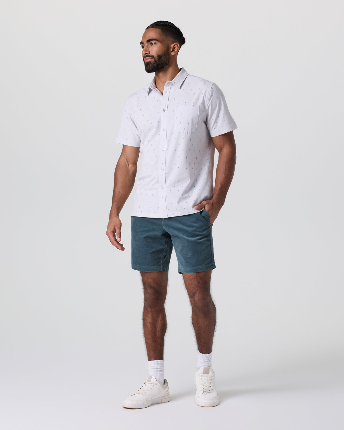 Optimist Short Men's Light Deep Sea Corduroy Shorts | Vuori Online