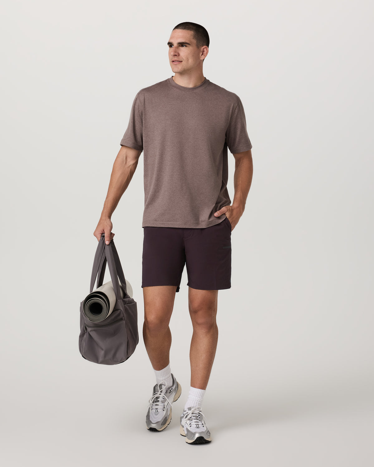 Grafton Short Lined 7" Men's Raisin Training Shorts | Vuori Outlet