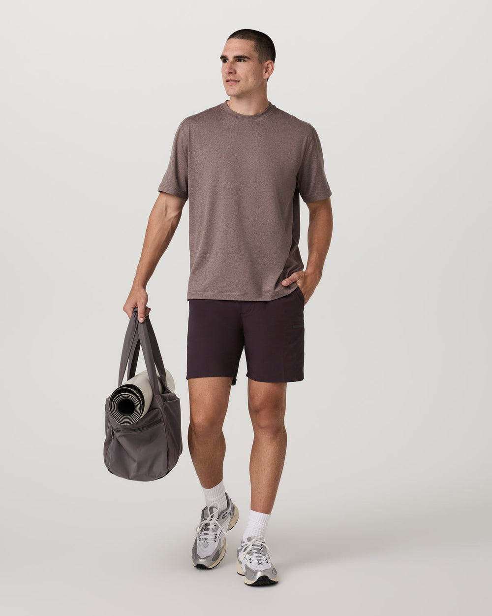 Grafton Short Lined 7" Men's Raisin Training Shorts | Vuori Outlet