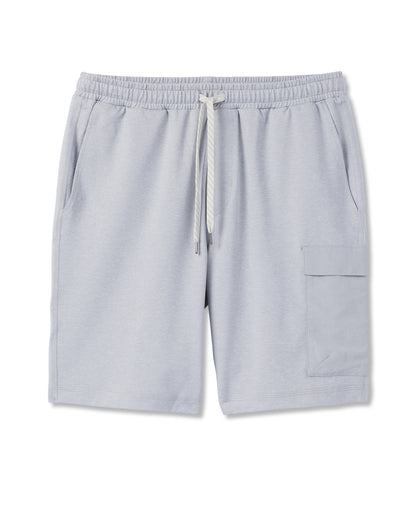 Sunday Performance Utility Short Classic Fit 8" Platinum Heather | Vuori