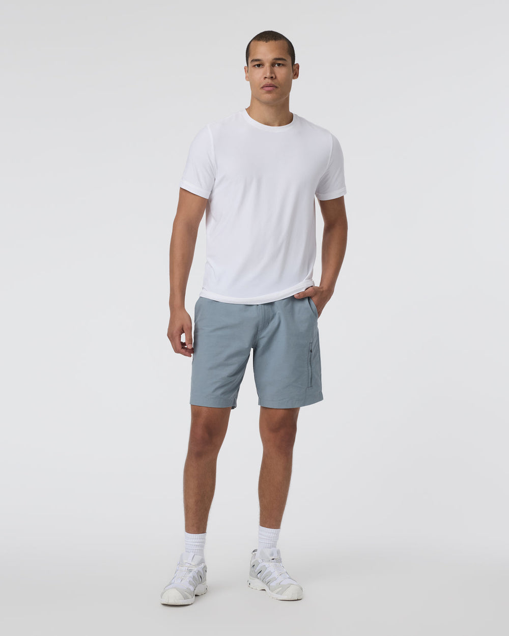 Barren Explorer Short Classic Fit 8" Dusty Blue | Vuori On sale