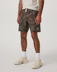 Banks Session Short Unlined 7" Root Earth Linen Texture | Vuori Online