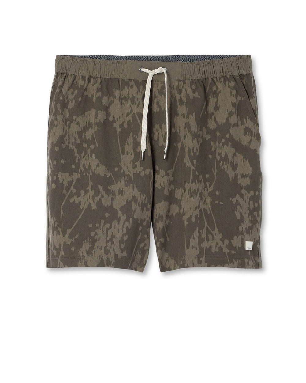 Banks Session Short Unlined 7" Root Earth Linen Texture | Vuori Online