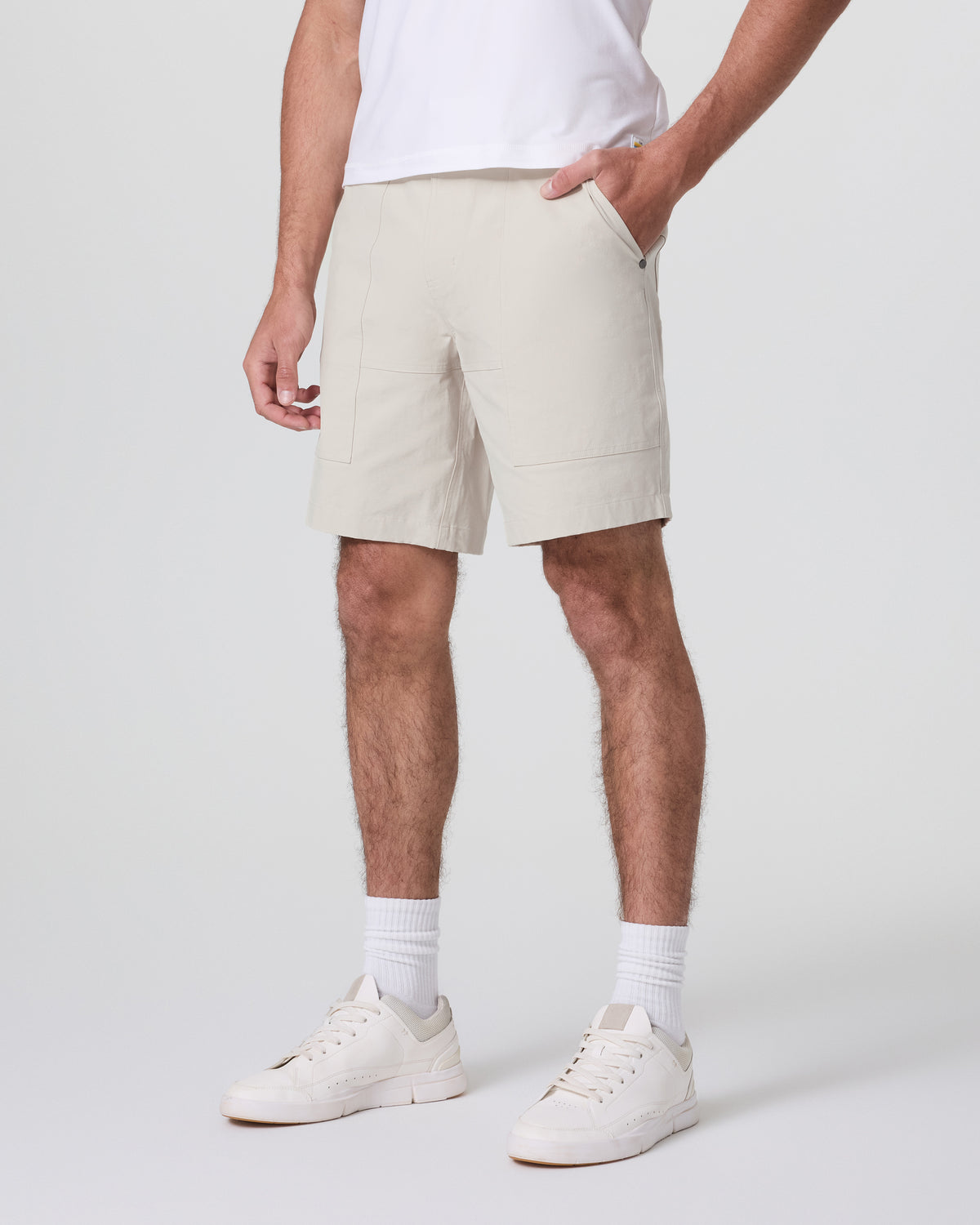 Barren Short Men's Oatmeal Outdoor Shorts | Vuori Outlet