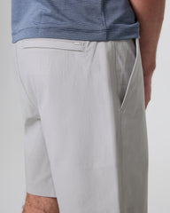 Cascade Crinkle Elastic Waist Short Classic Fit 8" Fog | Vuori