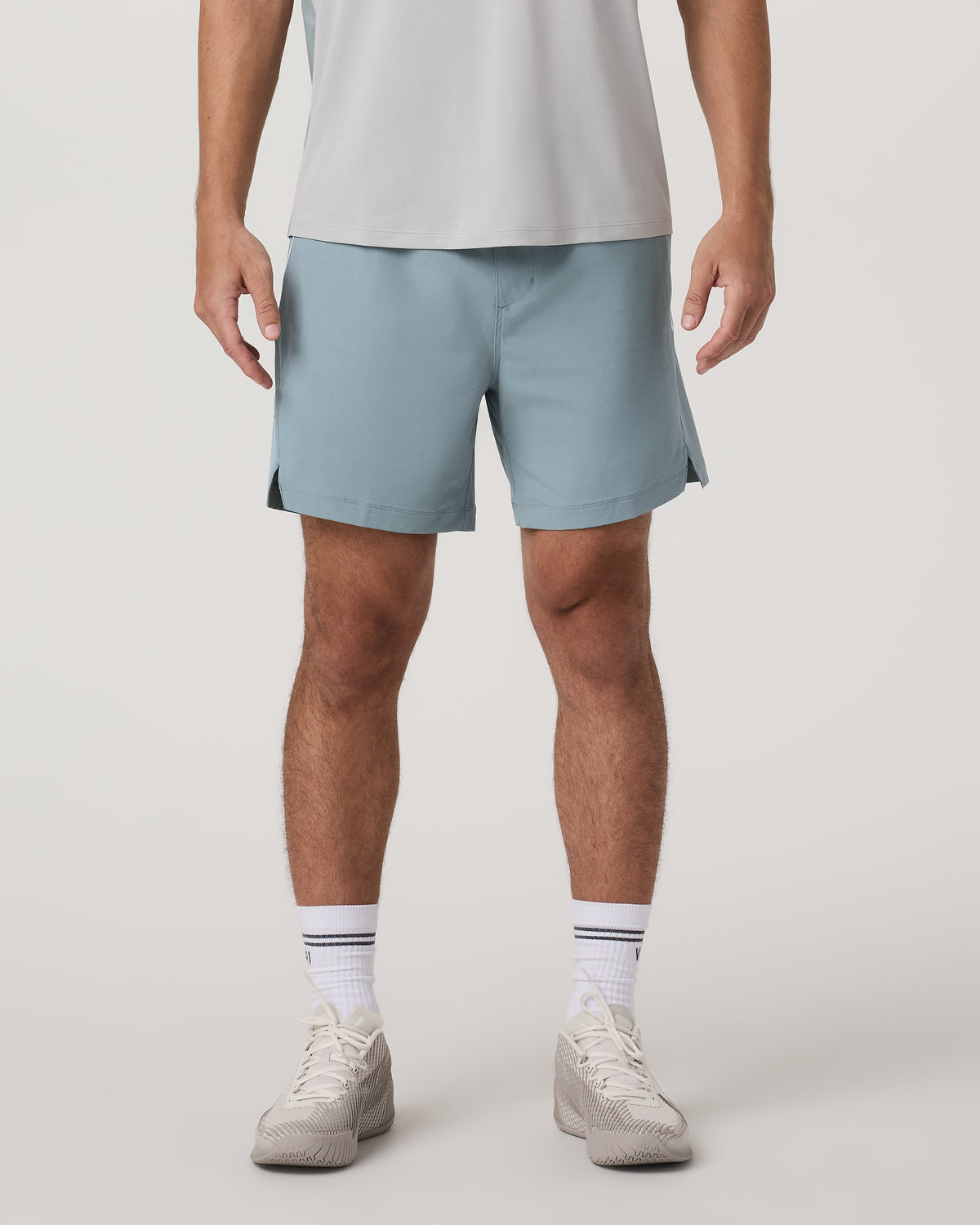 Crosscourt Short Unlined 7" Men's Mist Tennis Shorts | Vuori Sale