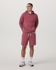 Seaside Short 8" Relaxed Men's Berry Lounge Shorts | Vuori On sale