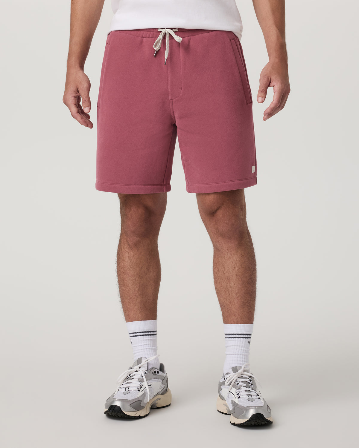 Seaside Short 8" Relaxed Men's Berry Lounge Shorts | Vuori On sale