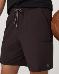 Grafton Short Unlined 7" Men's Raisin Training Shorts | Vuori Clothing