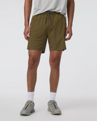 Grafton Short Unlined Classic Fit 7" Moss Green | Vuori