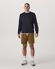 Optimist Elastic Waist Short 8" Men's Rum Relaxed Shorts | Vuori Sale