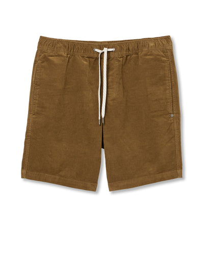 Optimist Elastic Waist Short 8" Men's Rum Relaxed Shorts | Vuori Sale