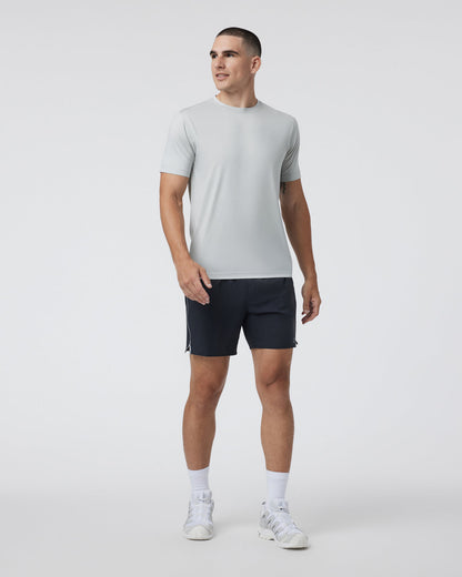Trail Short 2.0 Black/Heather Grey Running Shorts | Vuori On sale