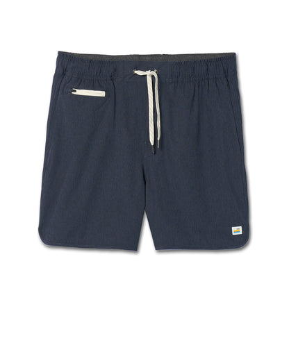 Banks Short 5" Navy Linen Texture Athletic Shorts | Vuori On sale