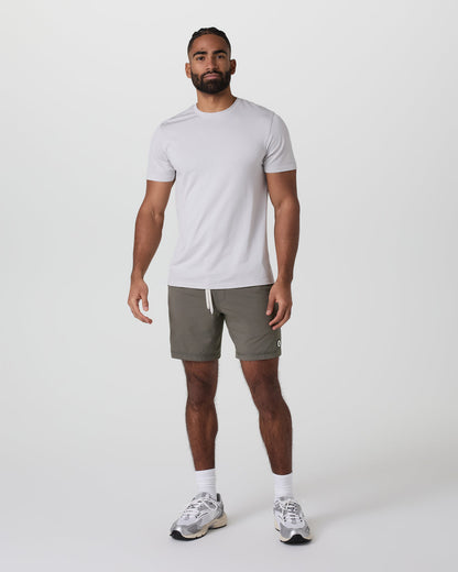 Kore Short Lined 7" Men's Warm Grey Athletic Shorts | Vuori Clothing