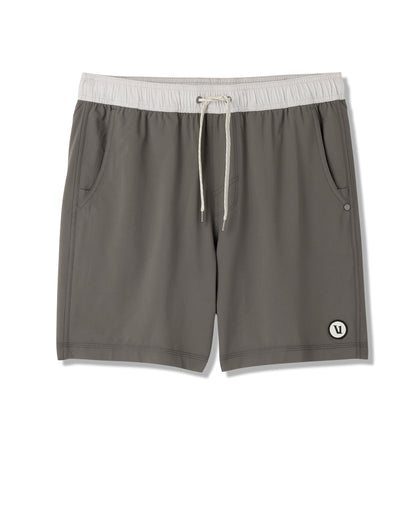 Kore Short Lined 7" Men's Warm Grey Athletic Shorts | Vuori Clothing