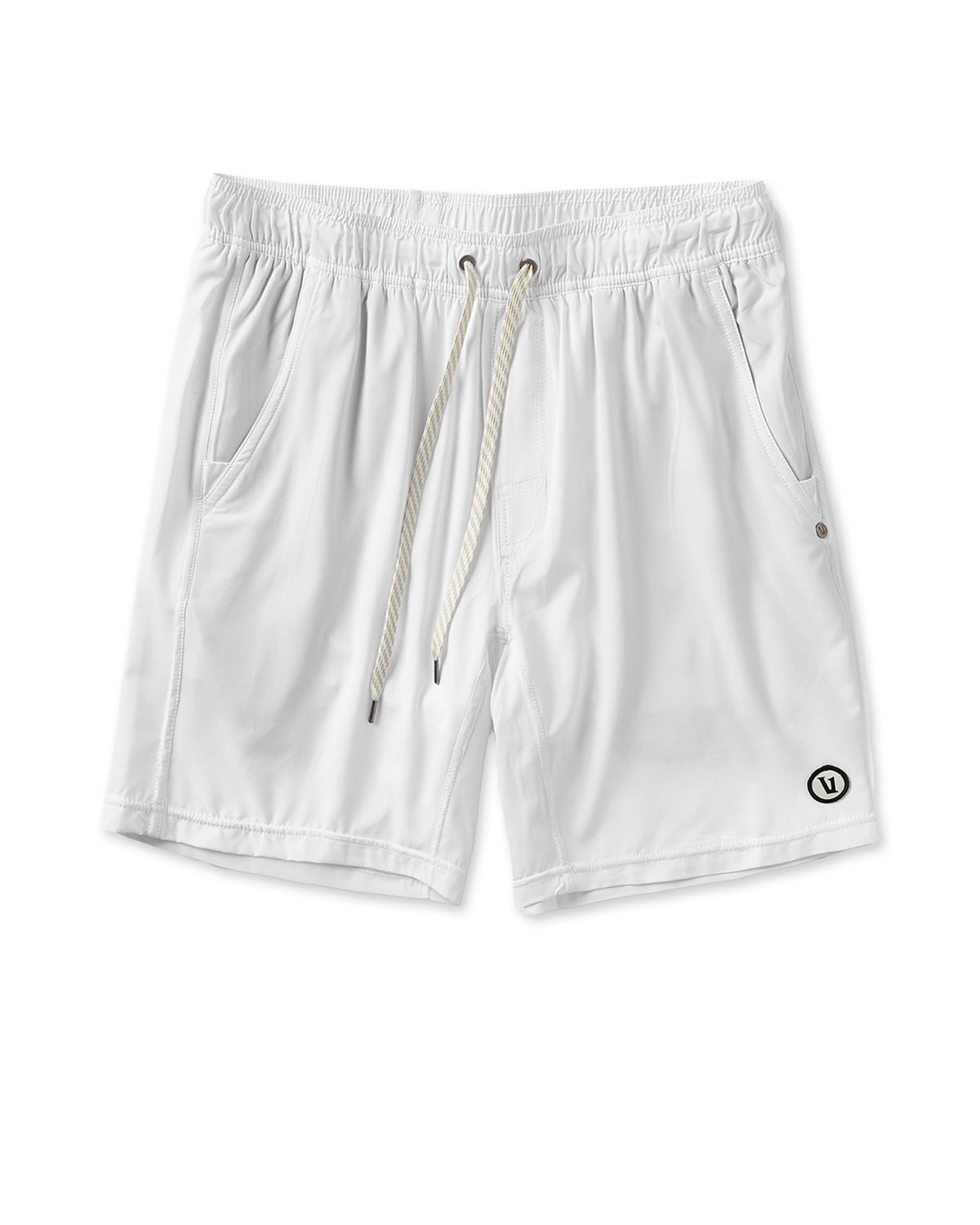 Kore Short Lined 7" Men's White Athletic Shorts | Vuori