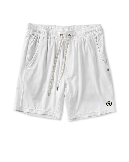 Kore Short Lined 7" Men's White Athletic Shorts | Vuori