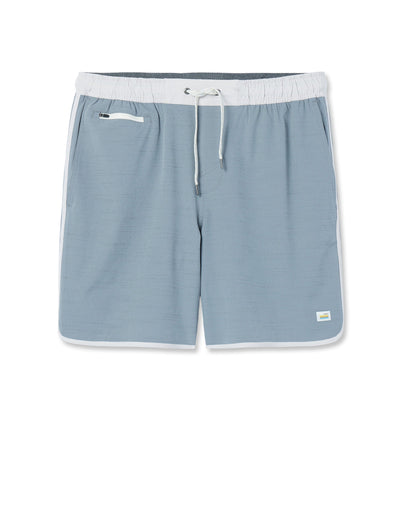Banks Short Dusty Blue Slub Stripe Athletic Shorts | Vuori Discount