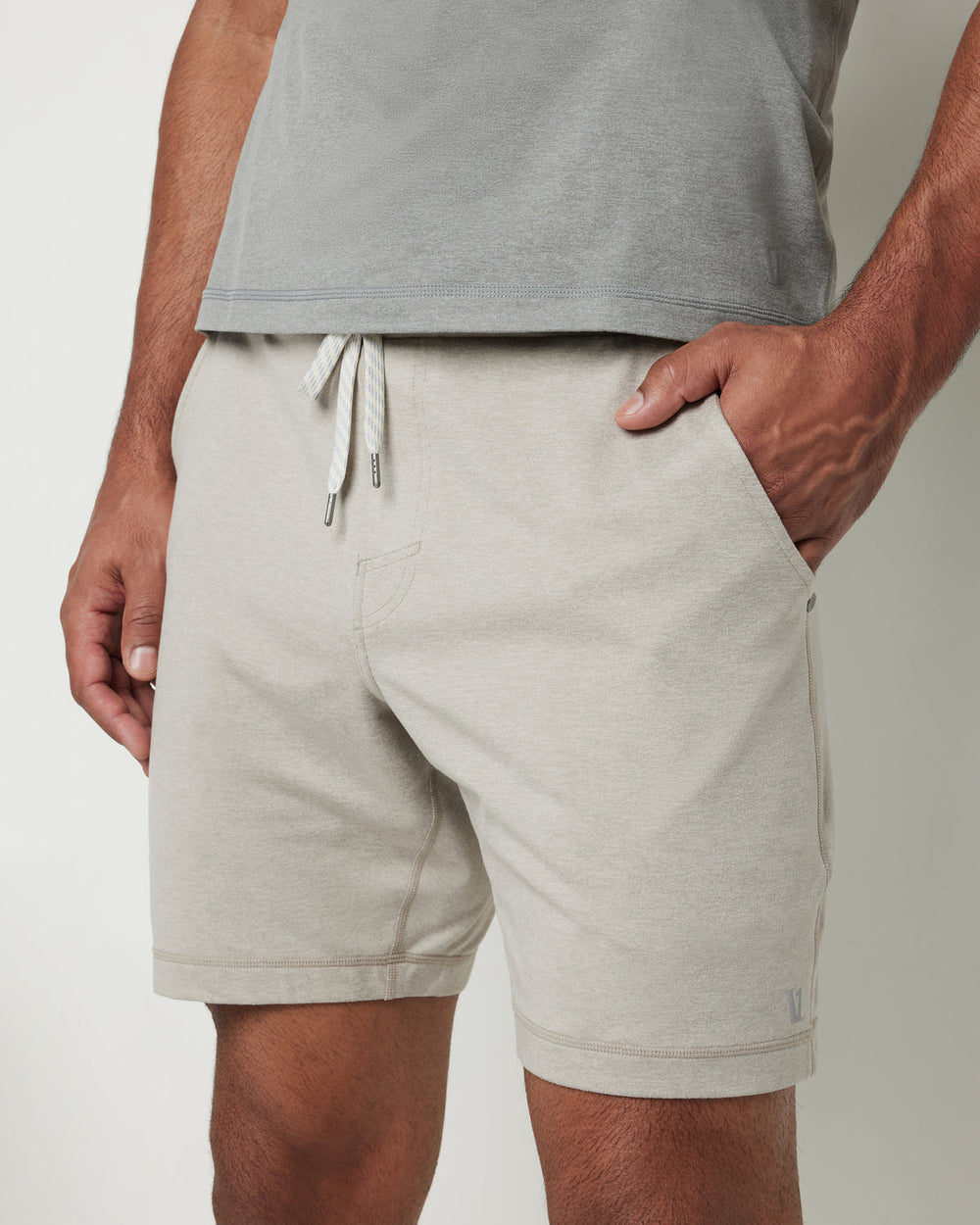 Ponto Short Men's Dark Salt Heather Jogger Shorts | Vuori Sale