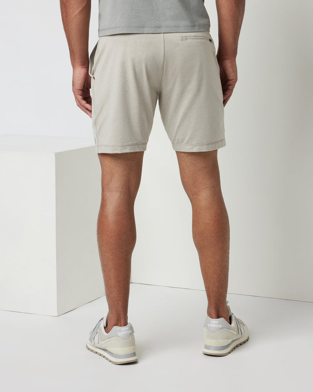 Ponto Short Men's Dark Salt Heather Jogger Shorts | Vuori Sale