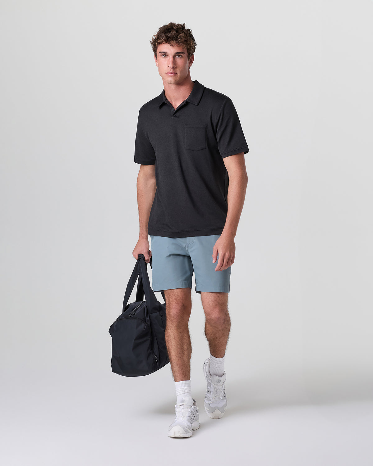 Meta Short Classic Fit 6" Dusty Blue Chino Shorts | Vuori Clothing