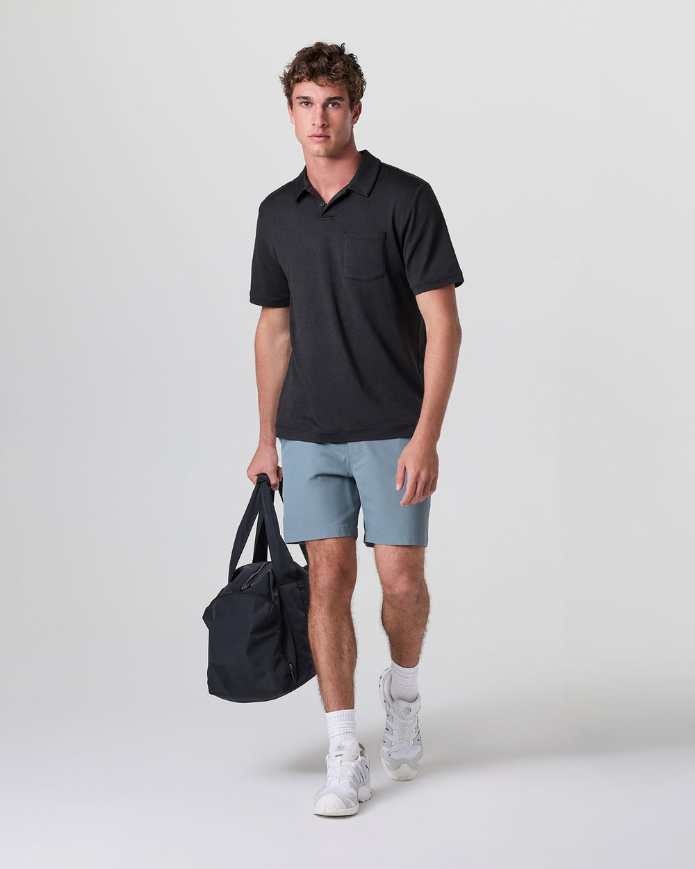 Meta Short Classic Fit 6" Dusty Blue Chino Shorts | Vuori Clothing