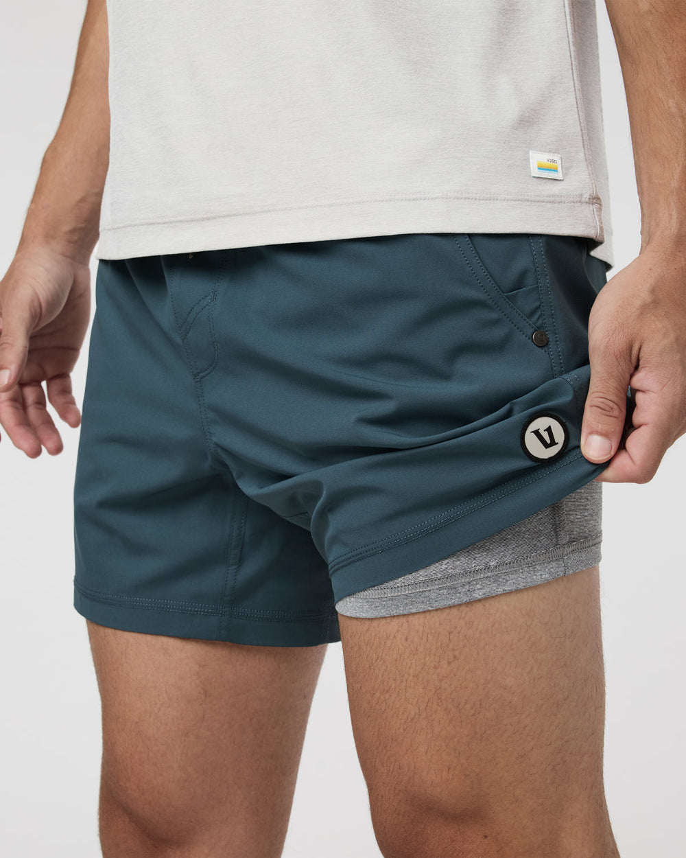 Kore Short Lined 5" Light Deep Sea Athletic Shorts | Vuori Sale