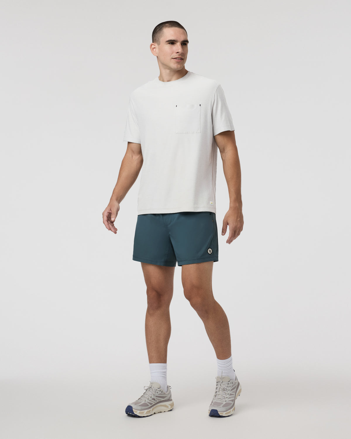 Kore Short Lined 5" Light Deep Sea Athletic Shorts | Vuori Sale