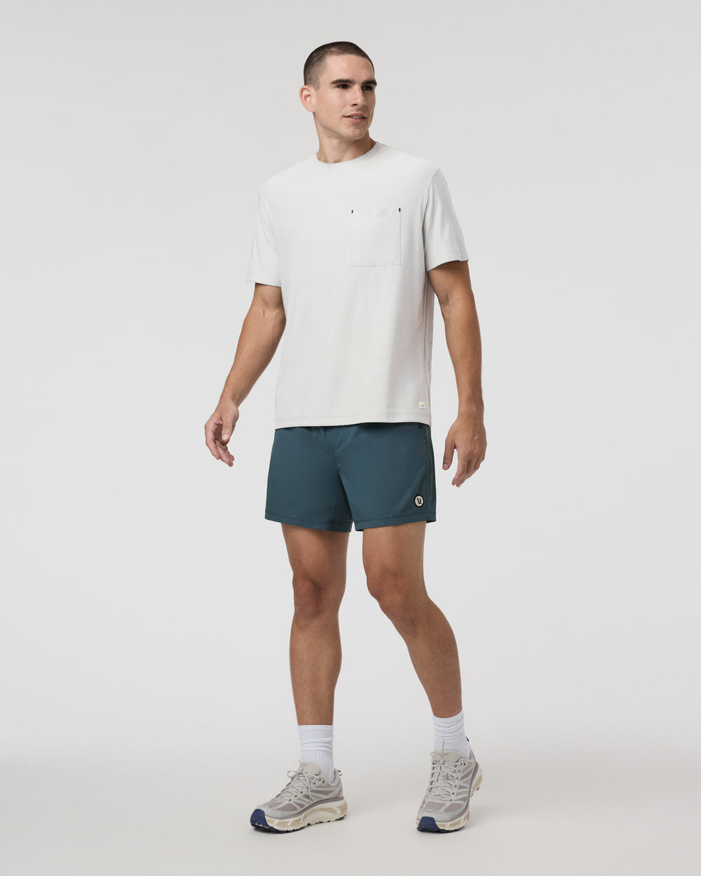 Kore Short Lined 5" Light Deep Sea Athletic Shorts | Vuori Sale
