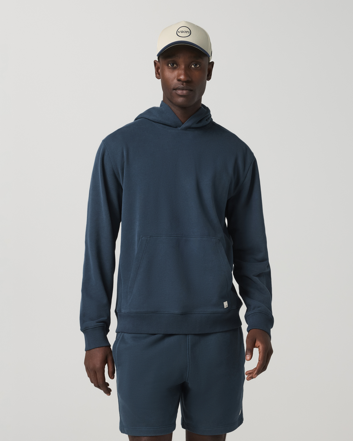Cypress Vintage Hoodie Men's Ocean Blue Pullover Hoodie | Vuori