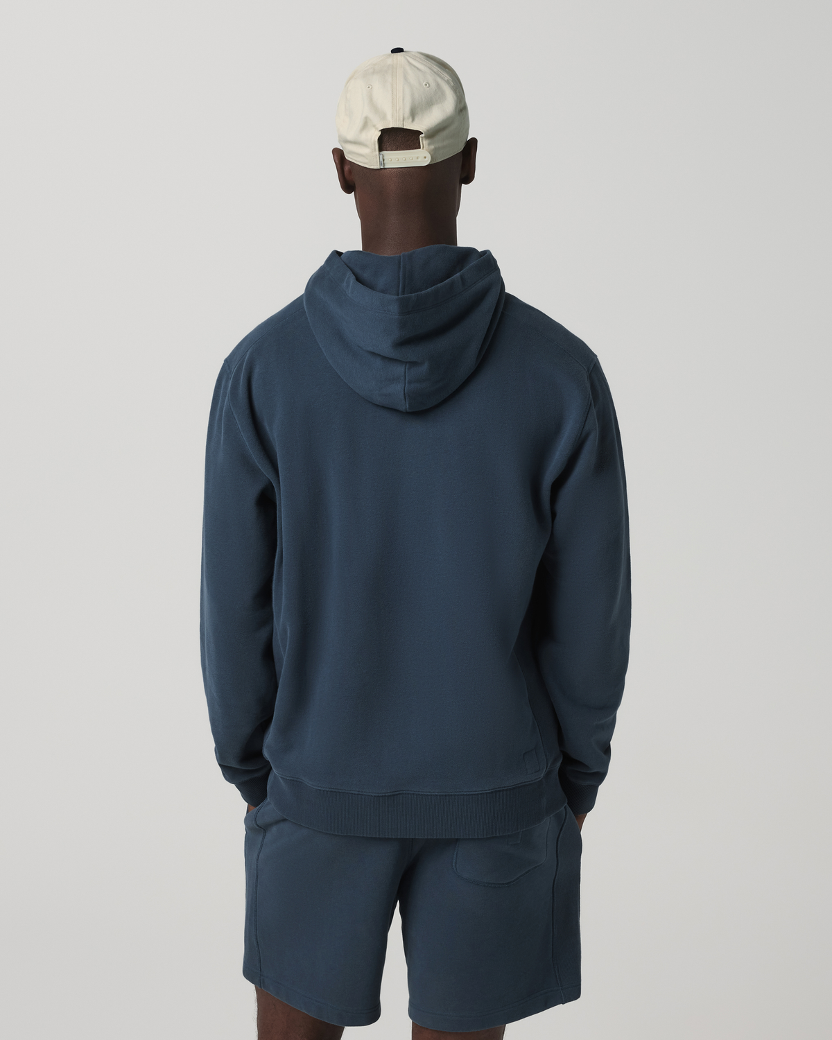 Cypress Vintage Hoodie Men's Ocean Blue Pullover Hoodie | Vuori