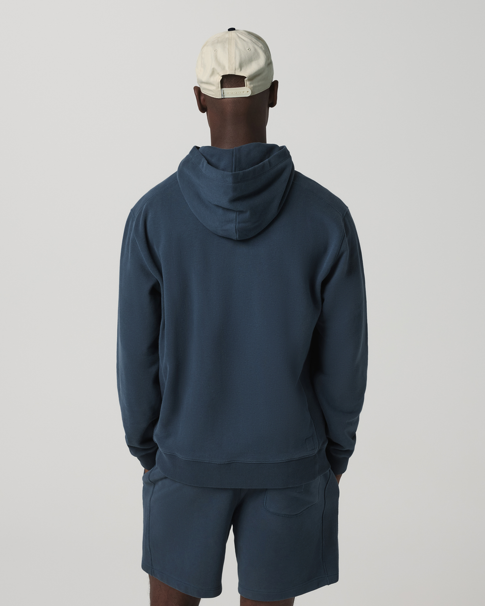 Cypress Vintage Hoodie Men's Ocean Blue Pullover Hoodie | Vuori