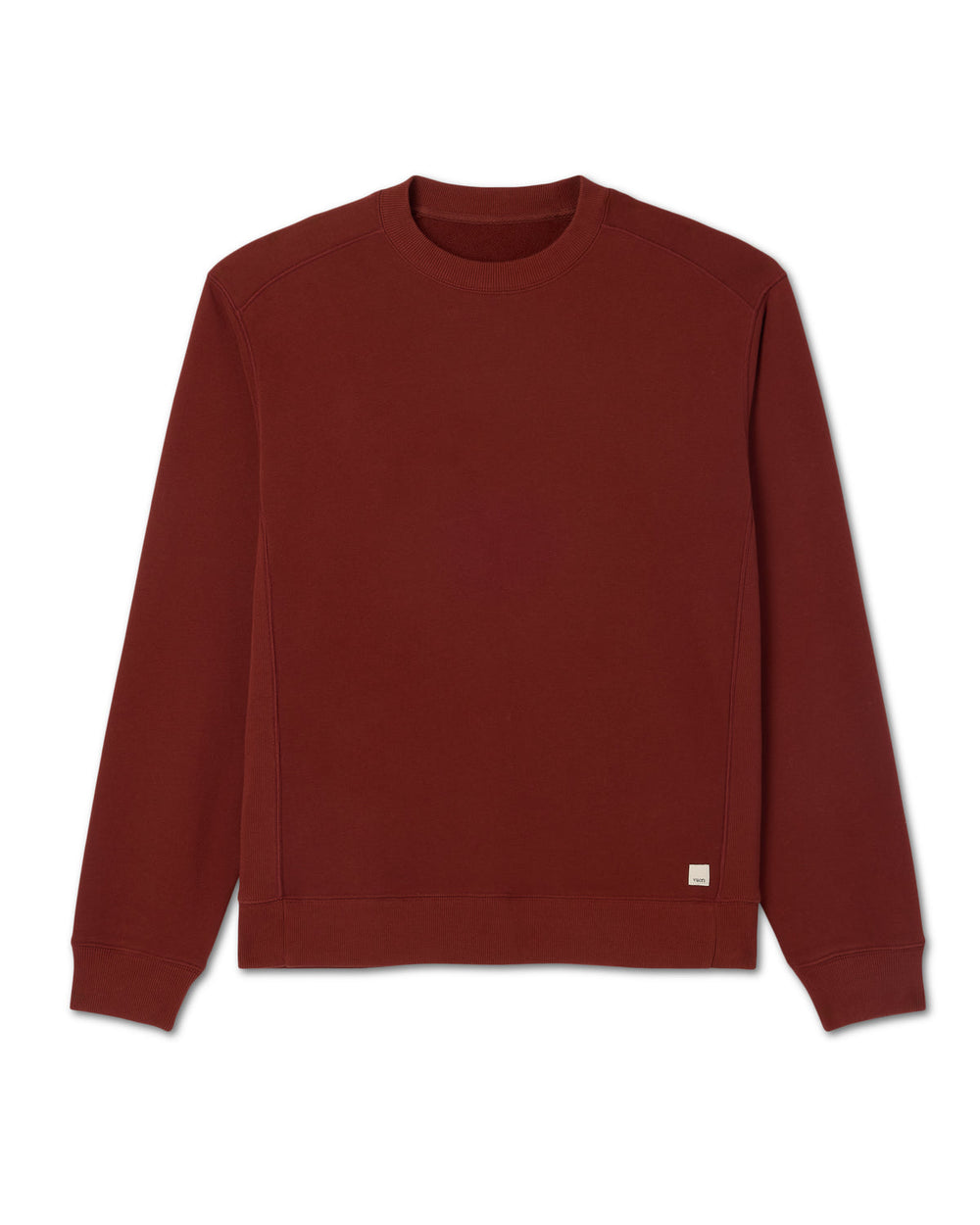 Cypress Vintage Crew Men's Firebrick Fleece Pullover | Vuori Sale